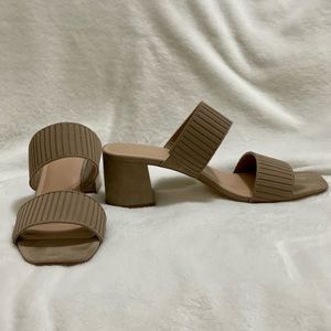 MIA Taupe Heels Size 10M